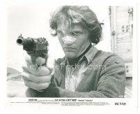 9j189 DIRTY HARRY 8x10 still '71 great c/u of crazed psycho Andy Robinson pointing gun!
