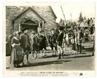 9j208 DRUMS ALONG THE MOHAWK 8x9.75 still '39 John Ford, Claudette Colbert & Fonda with soldiers!
