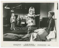 9j210 EARTH DIES SCREAMING 8x10 still '64 great image of aliens confronting terrified woman!