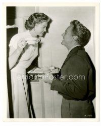 9j211 EASY TO LOVE candid deluxe 8x10 still '53 Van Johnson brings Esther Williams her breakfast!