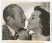 9j226 FATHER TAKES A WIFE 8x10 still '41 best Gloria Swanson & Adolphe Menjou by Ernest Bachrach!