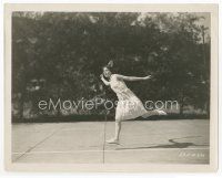 9j227 FAY WRAY candid 8x10 still '20s the young Paramount Junior star playing tennis!
