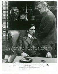 9j290 GODFATHER 8x10 still '72 Marlon Brando & Al Pacino in Francis Ford Coppola crime classic!