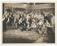 9j346 I SHOT JESSE JAMES deluxe candid 8x10 still '49 Sam Fuller surrounded by the cast & crew!