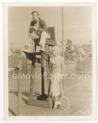 9j374 JOAN MARSH candid 8x10 still '20s sexy starlet playing tennis at the Hollywood Tennis Club!