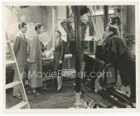 9j401 LADY IN THE DARK 8x10 still '44 Mischa Auer watches Milland and Hall talk to Ginger Rogers!