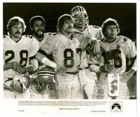 9j497 NORTH DALLAS FORTY 8x10 still '79 Nick Nolte, Mac Davis & football teammates on sidelines!