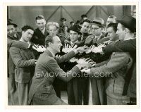 9j576 ROBERTA 7.75x10.25 still '35 great image of Fred Astaire playing human piano made of hands!