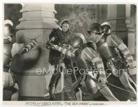9j599 SEA HAWK 7.5x9.75 still '40 Michael Curtiz, great image of Errol Flynn duelling four guys!