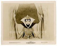 9j619 SNOW WHITE & THE SEVEN DWARFS 8x10 key book still '37 wonderful image of the evil Queen!