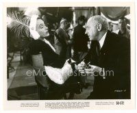 9j651 SUNSET BOULEVARD 8x10 still '50 Cecil B. DeMille refuses to give Gloria Swanson the brush!