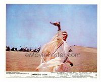 9j001 LAWRENCE OF ARABIA color English FOH LC R1970 David Lean, classic image of Peter O'Toole!