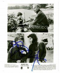 9k091 RICHARD DREYFUSS signed 8x10 REPRO still '00s pictured twice in split image from Silent Fall!