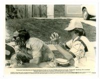 9k096 STEVEN SPIELBERG signed 8x10 REPRO still '90s candid filming Poltergeist with Frank Marshall!