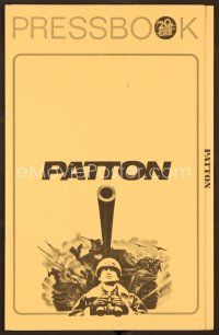 9k324 PATTON pressbook '70 General George C. Scott military World War II classic!