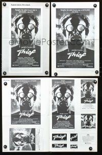 9k352 THIEF pressbook '81 Michael Mann, really cool image of James Caan w/goggles!