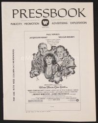 9k363 WHEN TIME RAN OUT pressbook '80 cool art of Paul Newman, William Holden & Jacqueline Bisset