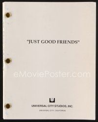 9k225 JUST GOOD FRIENDS script January 11, 1991, unproduced screenplay by Jeff Reno & Ron Osborn!