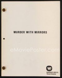 9k235 MURDER WITH MIRRORS revised first draft script August 10, 1984, screenplay by George Eckstein