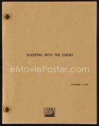 9k241 SLEEPING WITH THE ENEMY second draft script December 5, 1989, screenplay by Ronald Bass!