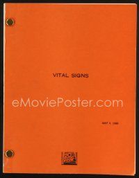 9k249 VITAL SIGNS script May 9, 1989, screenplay by Jeb Stuart!