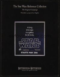 9m488 STAR WARS auction catalog 1999 Butterfield and Butterfield: The Star Wars Reference Collection