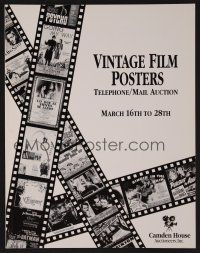 9m344 CAMDEN HOUSE VINTAGE FILM POSTERS 03/16/92 auction catalog '92