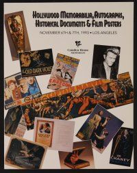 9m377 CAMDEN HOUSE HOLLYWOOD MEMORABILIA, AUTOGRAPHS, HISTORICAL DOCUMENTS & FILM POSTERS 11/06/93