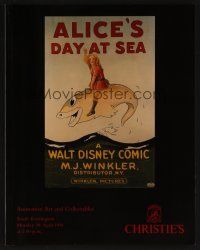 9m385 CHRISTIE'S ANIMATION ART & COLLECTIBLES 04/18/94 auction catalog '94 Walt Disney's Alice!