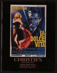 9m484 CHRISTIE'S VINTAGE FILM POSTERS 08/15/99 auction catalog '99 La Dolce Vita, Australia!