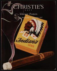9m446 CHRISTIE'S EAST VINTAGE POSTERS 12/10/97 auction catalog '97 cool travel & product images!
