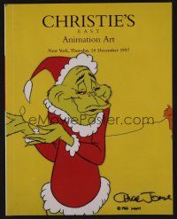 9m447 CHRISTIE'S EAST ANIMATION ART 12/18/97 auction catalog '97 Walt Disney, The Grinch!