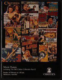 9m381 CHRISTIE'S MOVIE POSTERS 02/20/94 auction catalog '94 Phantom of the Opera, Road to Rio!