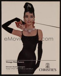 9m420 CHRISTIE'S VINTAGE FILM POSTERS 03/12/96 auction catalog '96 James Bond, Audrey Hepburn!