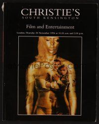 9m430 CHRISTIE'S FILM & ENTERTAINMENT 11/28/96 auction catalog '96 South Kensington, Goldfinger!