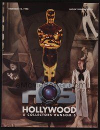 9m473 PROFILES IN HISTORY HOLLYWOOD A COLLECTORS RANSOM 5 12/12/98 auction catalog '98