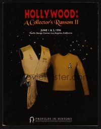 9m424 PROFILES IN HISTORY HOLLYWOOD: A COLLECTORS RANSOM II 06/01/96 auction catalog '96 Star Trek