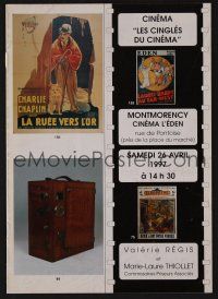 9m436 CINEMA LES CINGLES DU CINEMA 04/26/97 auction catalog '97 French, posters & cameras!