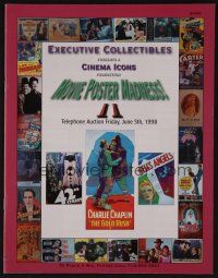 9m456 EXECUTIVE COLLECTIBLES MOVIE POSTER MADNESS II 06/05/98 auction catalog '98