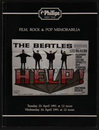 9m329 FILM, ROCK & POP MEMORABILIA 04/23/91 auction catalog '91