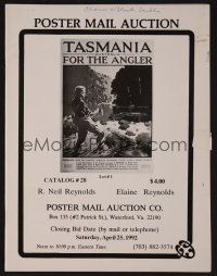 9m346 R. NEIL REYNOLDS POSTER AUCTION 04/25/92 auction catalog '92