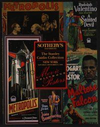9m352 SOTHEBY'S HOLLYWOOD MOVIE POSTERS 09/12/92 auction catalog '92 Metropolis, Maltese Falcon