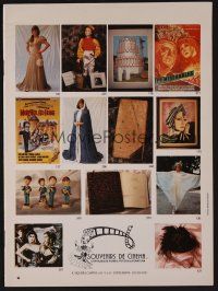 9m337 SOUVENIRS DE CINEMA 10/31/91 auction catalog '91