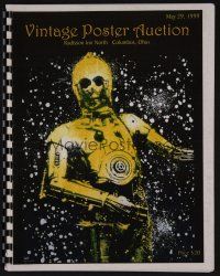 9m481 VINTAGE POSTER AUCTION 05/29/99 auction catalog '99 Star Wars & John Wayne!