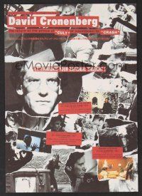 9m634 DAVID CRONENBERG COLLECTION Japanese 7.25x10.25 '90s Videodrome, Scanners, film festival!
