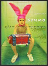 9m707 GUMMO Japanese 7.25x10.25 '98 directed by Harmony Korine, Linda Manz, Max Perlich, Sevigny!