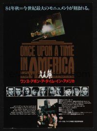 9m848 ONCE UPON A TIME IN AMERICA Japanese 7.25x10.25 '84 Robert De Niro, directed by Sergio Leone!