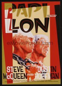 9m852 PAPILLON Japanese 7.25x10.25 R80s great art of prisoners Steve McQueen & Dustin Hoffman!