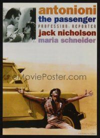 9m855 PASSENGER Japanese 7.25x10.25 R96 Michelangelo Antonioni, Jack Nicholson stuck in desert!