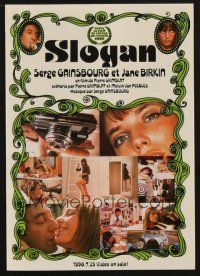 9m922 SLOGAN video Japanese 7.25x10.25 R98 Pierre Grimblat, Serge Gainsbourg, Jane Birkin!